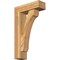 Ekena Millwork Legacy Block Rough Sawn Bracket w/ Offset Brace, Western Red Cedar, 6"W x 18"D x 30"H BKT0604X18X30LEC05RWR - alternate 1